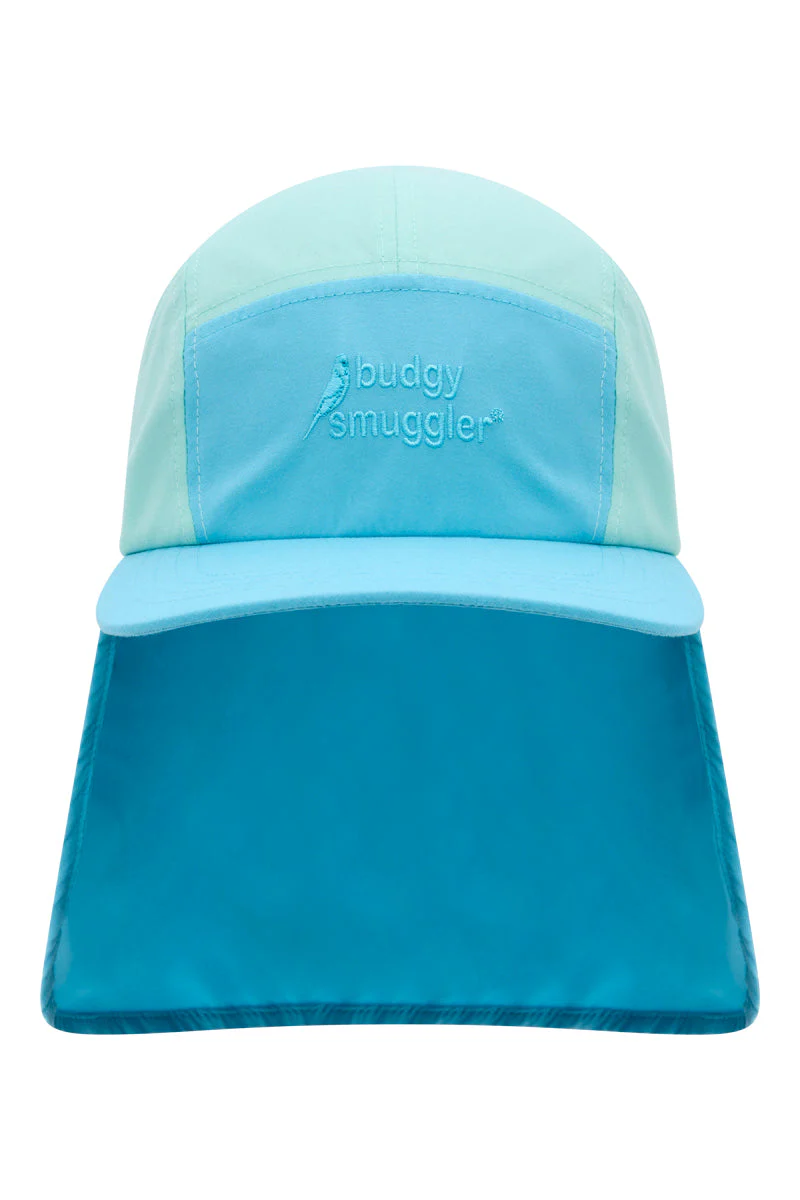 Flap Hat in Blue