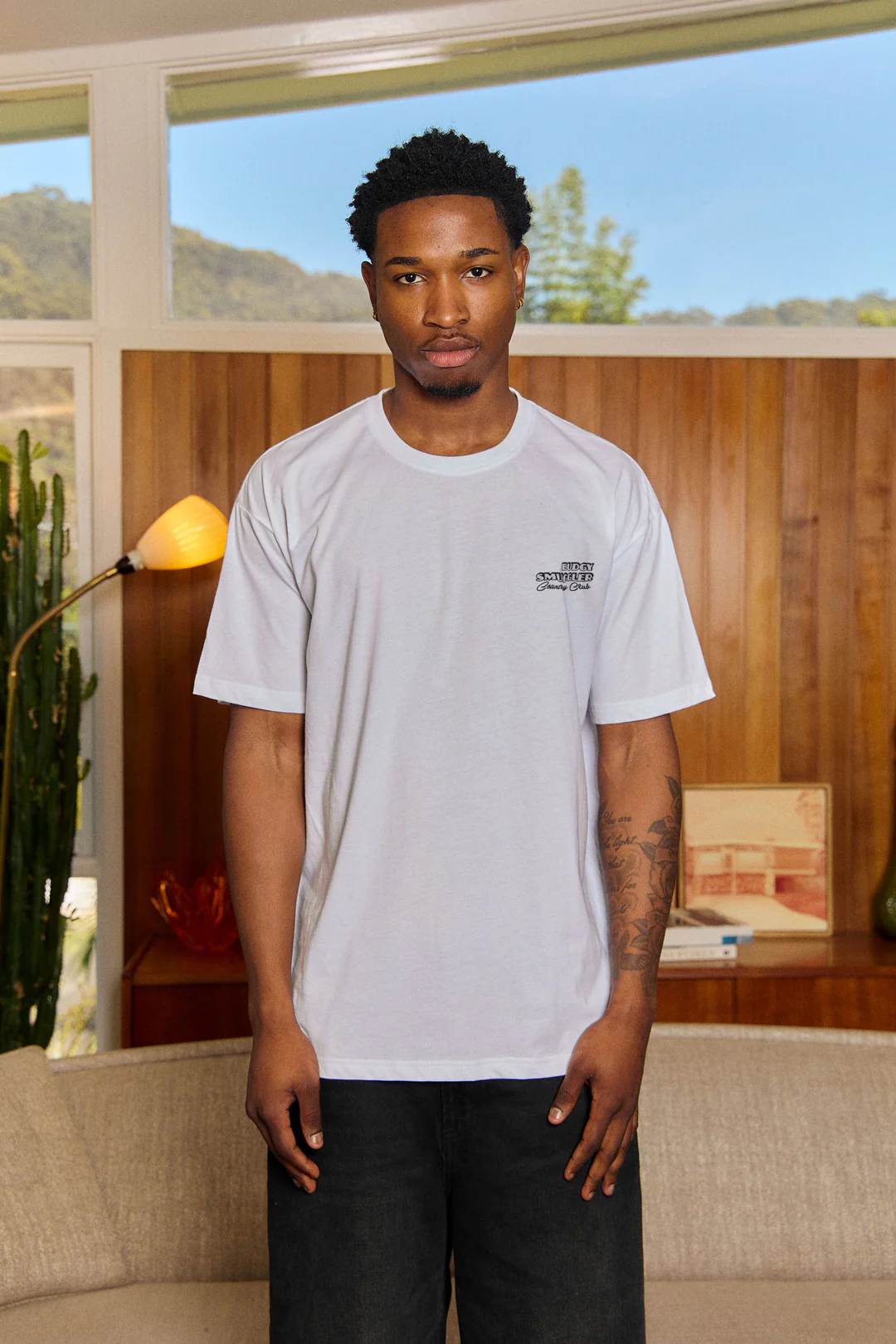 Lightweight White Tee with the 19th Hole - Image 2
